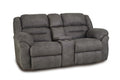 Gambler Console Loveseat-Dark Shadow