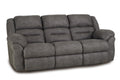 Gambler Reclining Sofa-Dark Shadow
