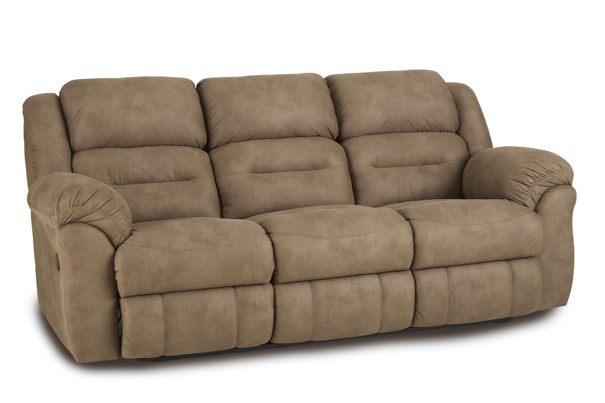Gambler Reclining Sofa-Truffle