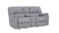 Rhino Console Reclining Loveseat- Grey