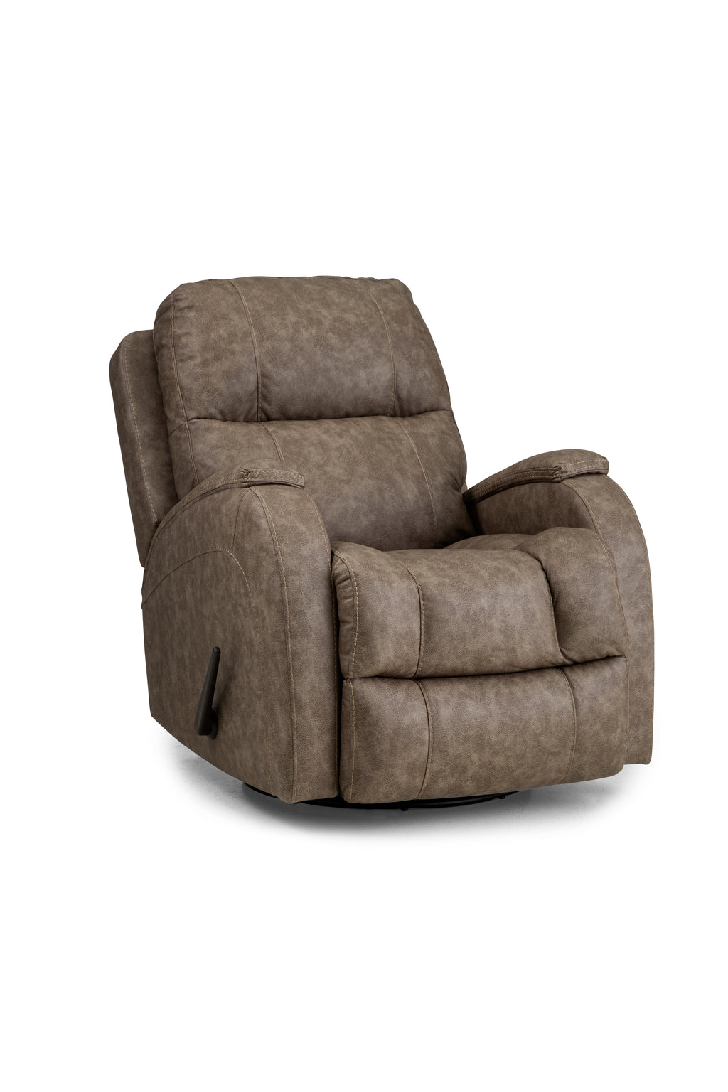 Zena Swivel Recliner-Taupe