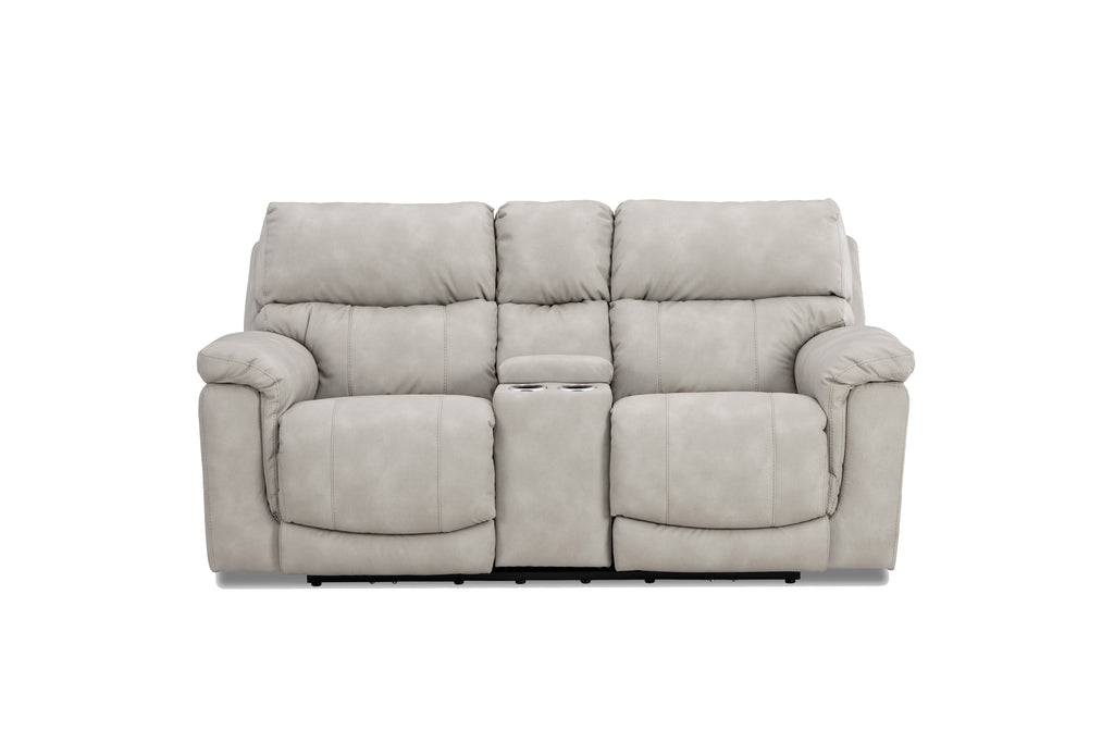 Cosmo Console Loveseat-Taupe