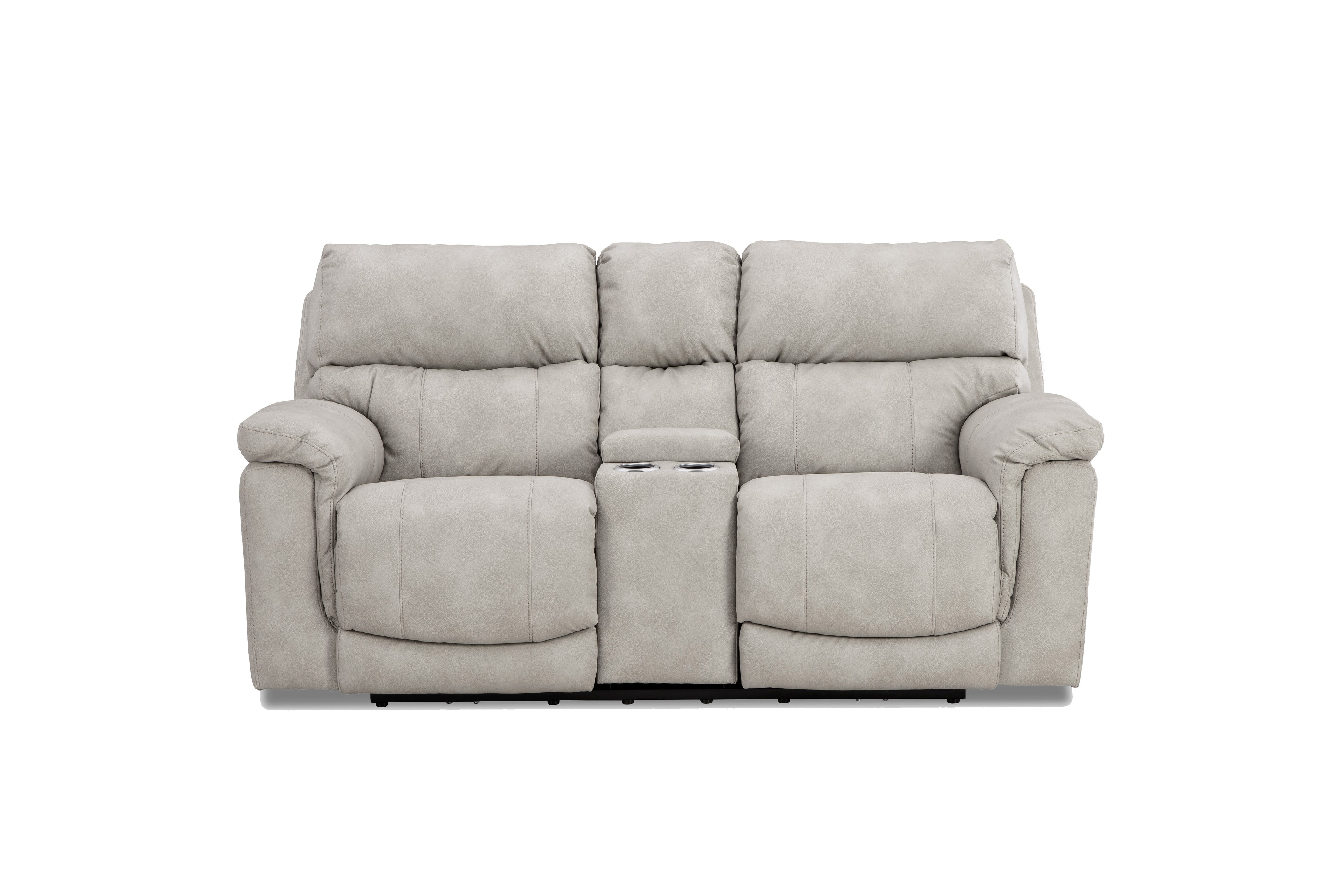 Cosmo Console Loveseat-Taupe