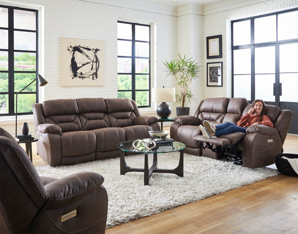 Skywalker Reclining Sofa- Walnut
