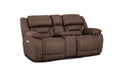 Skywalker Reclining Console Loveseat- Walnut