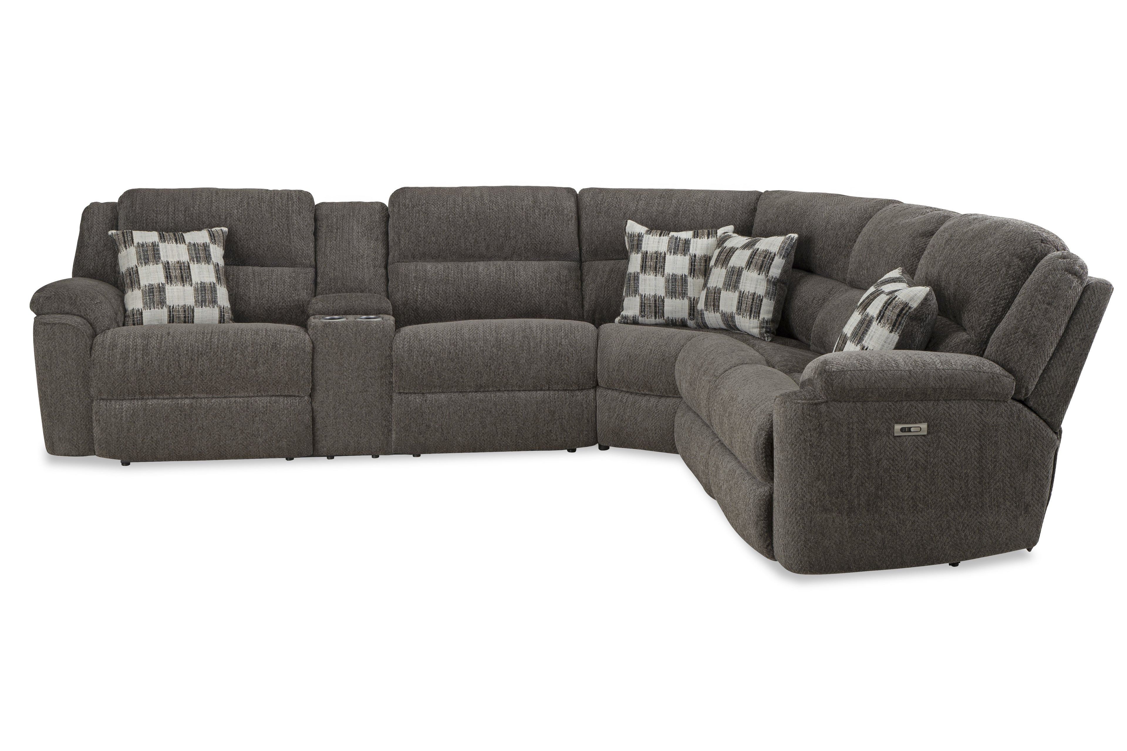 Frisco Reclining Sectional-Clove