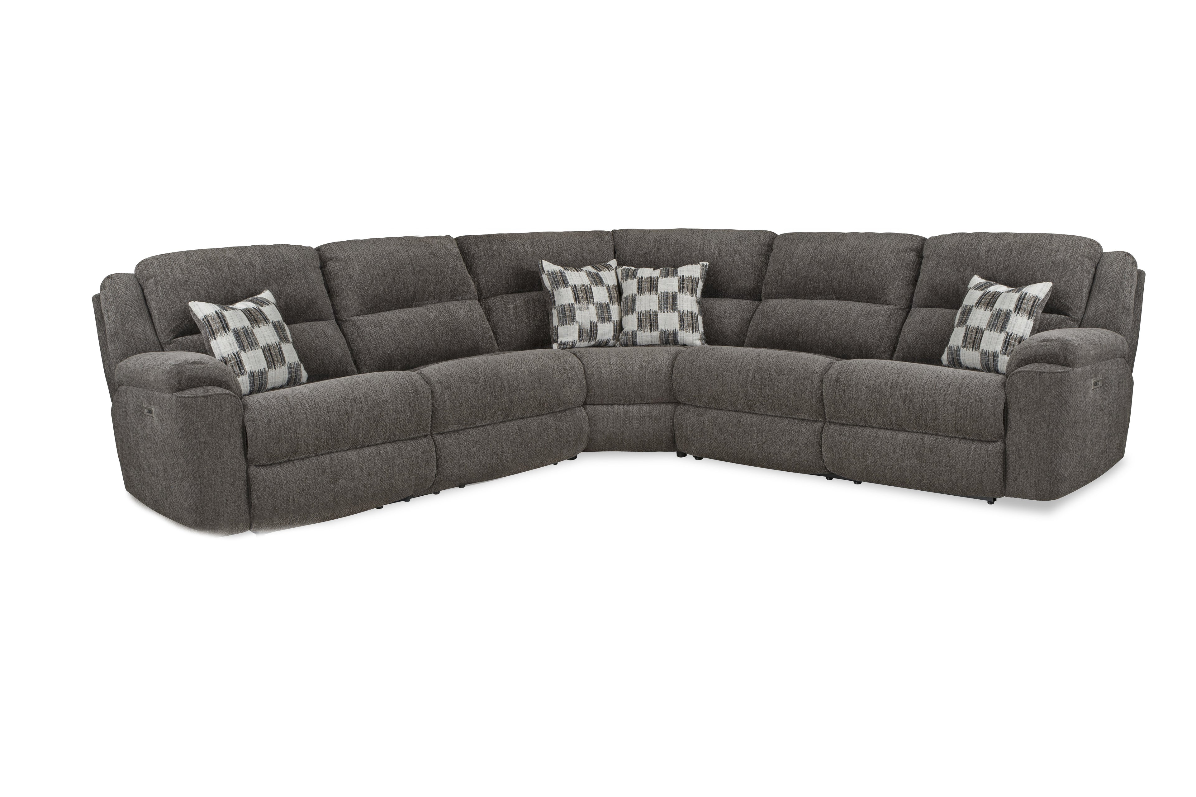 Frisco Reclining Sectional-Clove