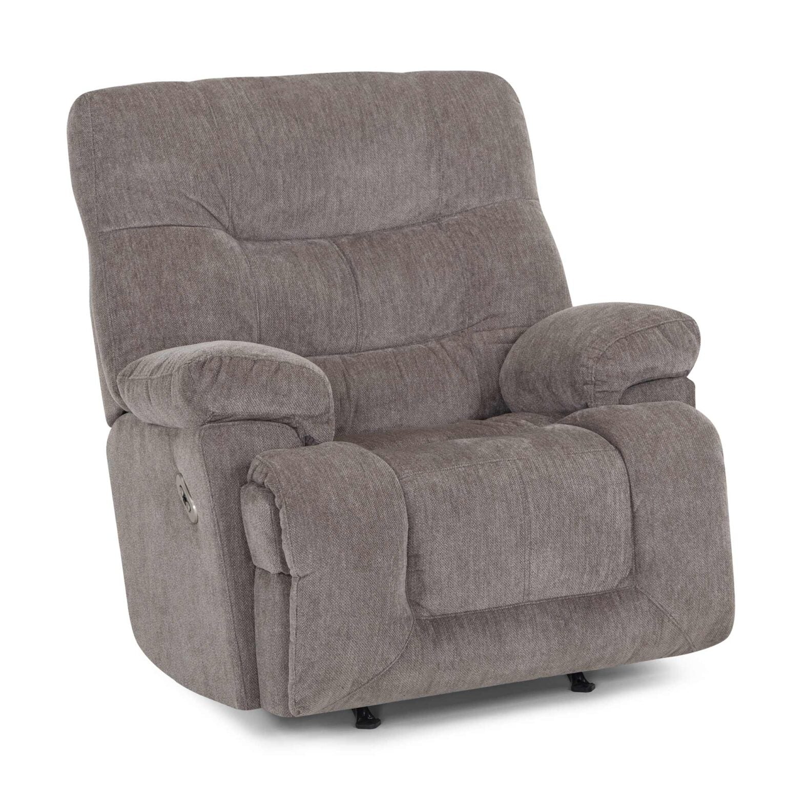 Boss Fabric Recliner-Lavina Stone