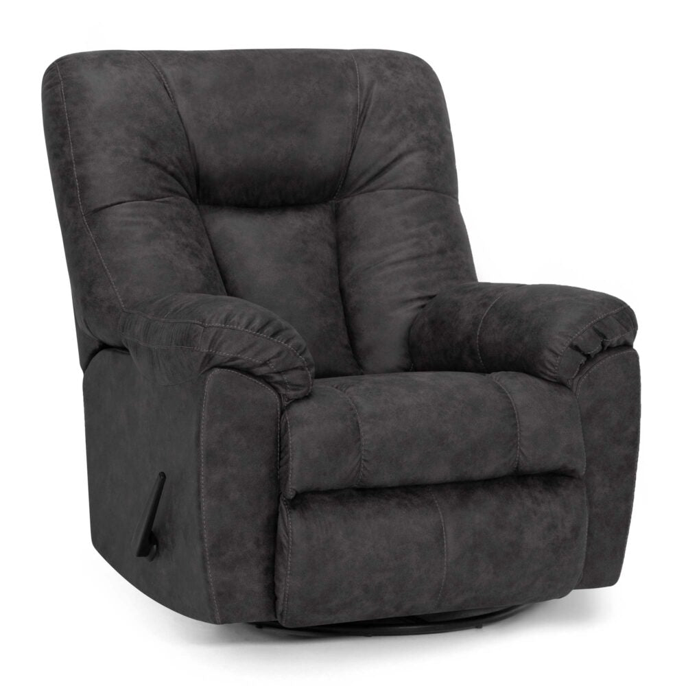 Connery Fabric Recliner-Amargo Slate