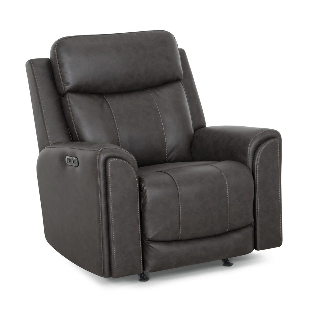 Argent Fabric Recliner-Duvall Slate