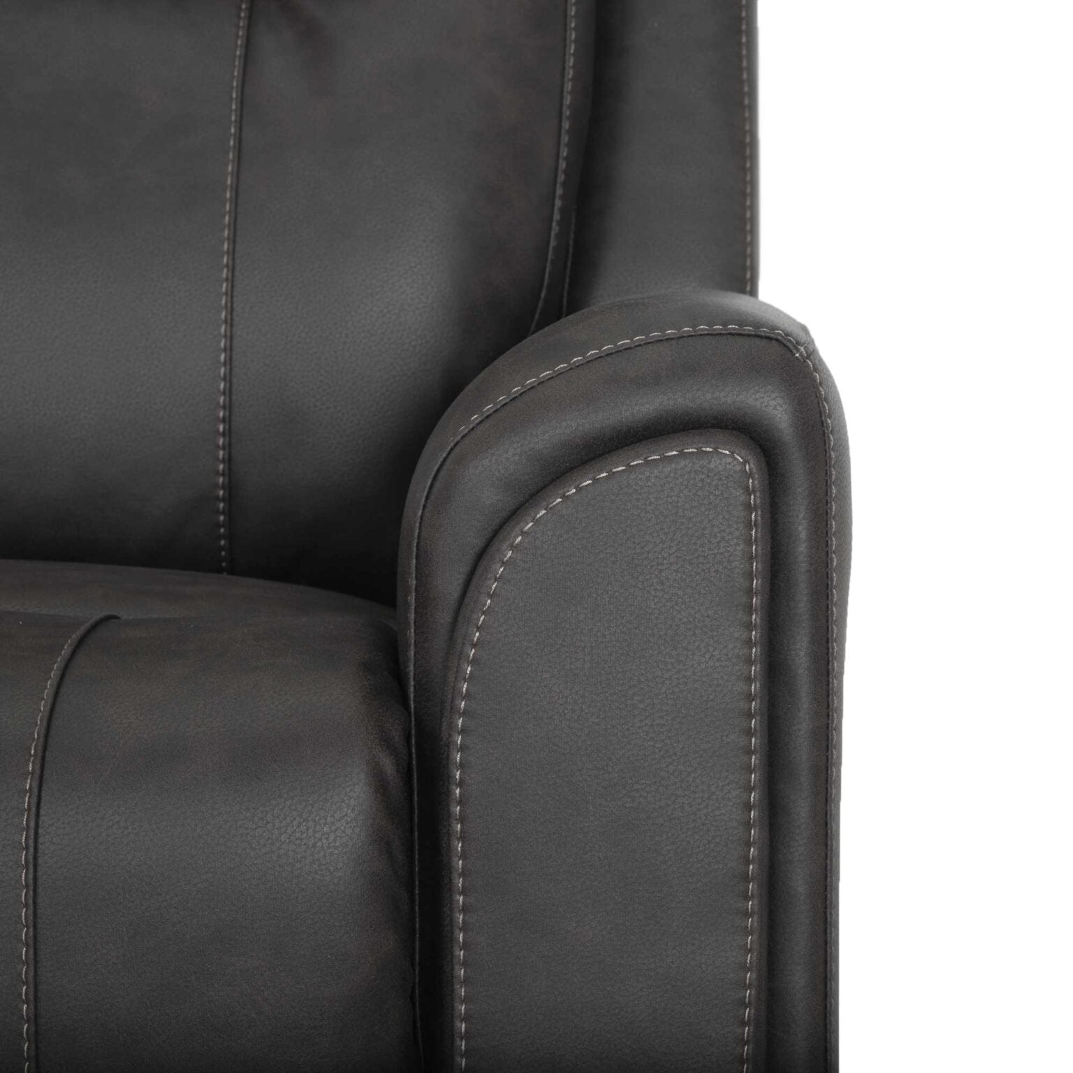 Argent Fabric Recliner-Duvall Slate