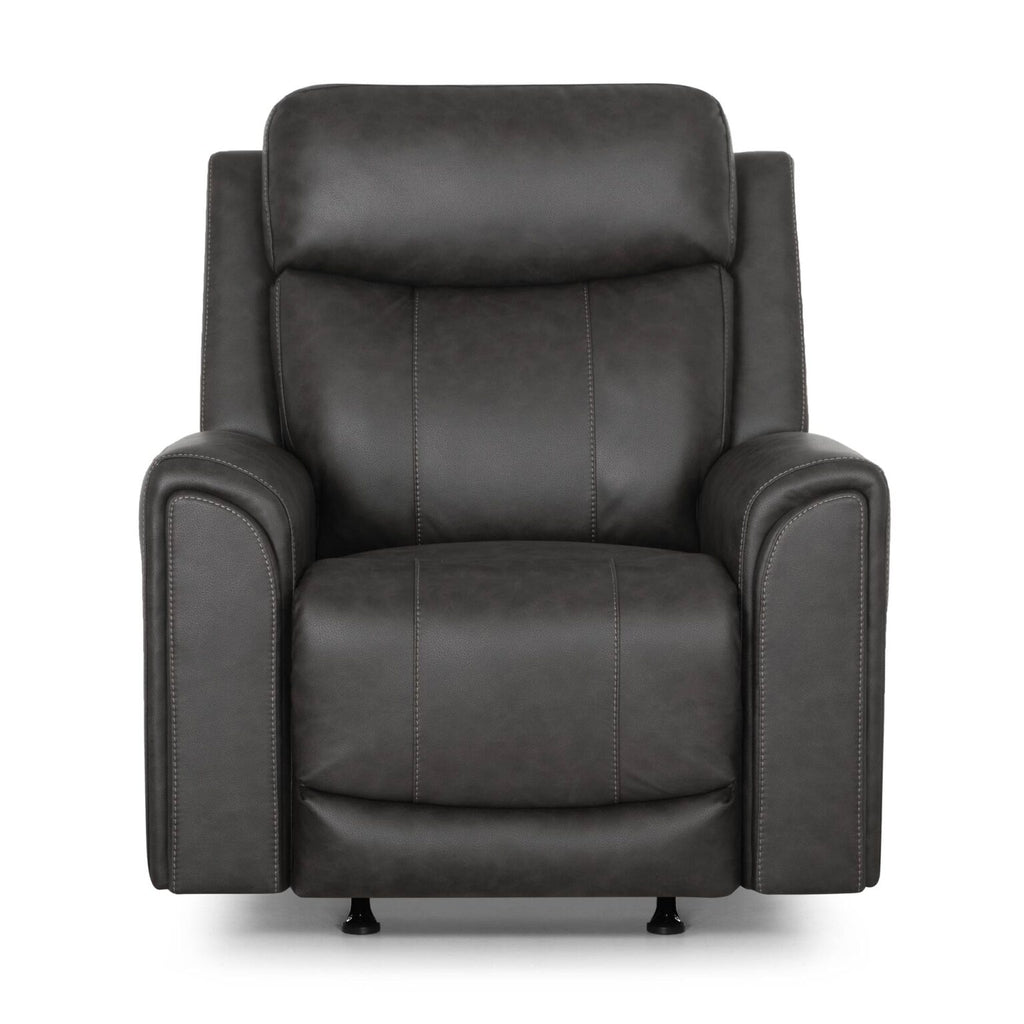 Argent Fabric Recliner-Duvall Slate