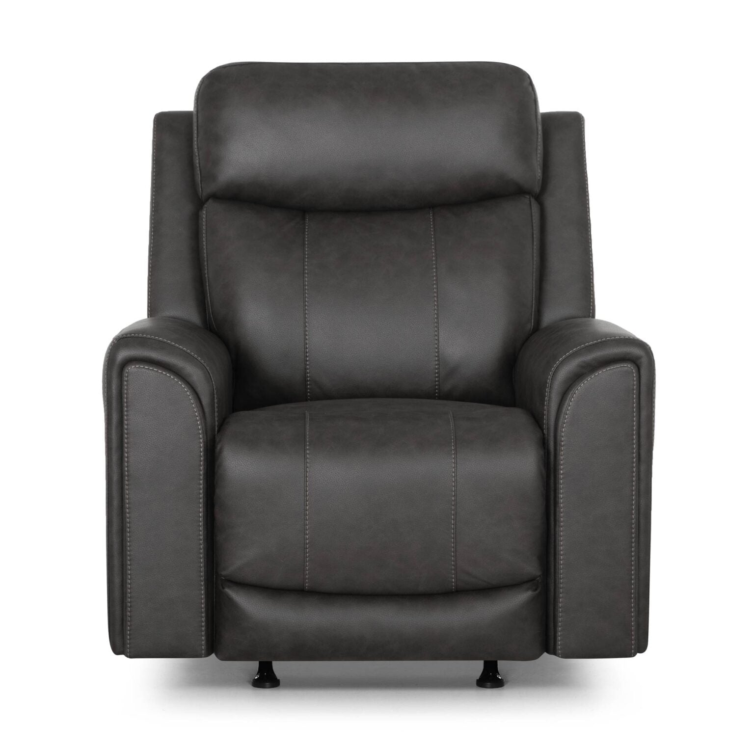 Argent Fabric Recliner-Duvall Slate