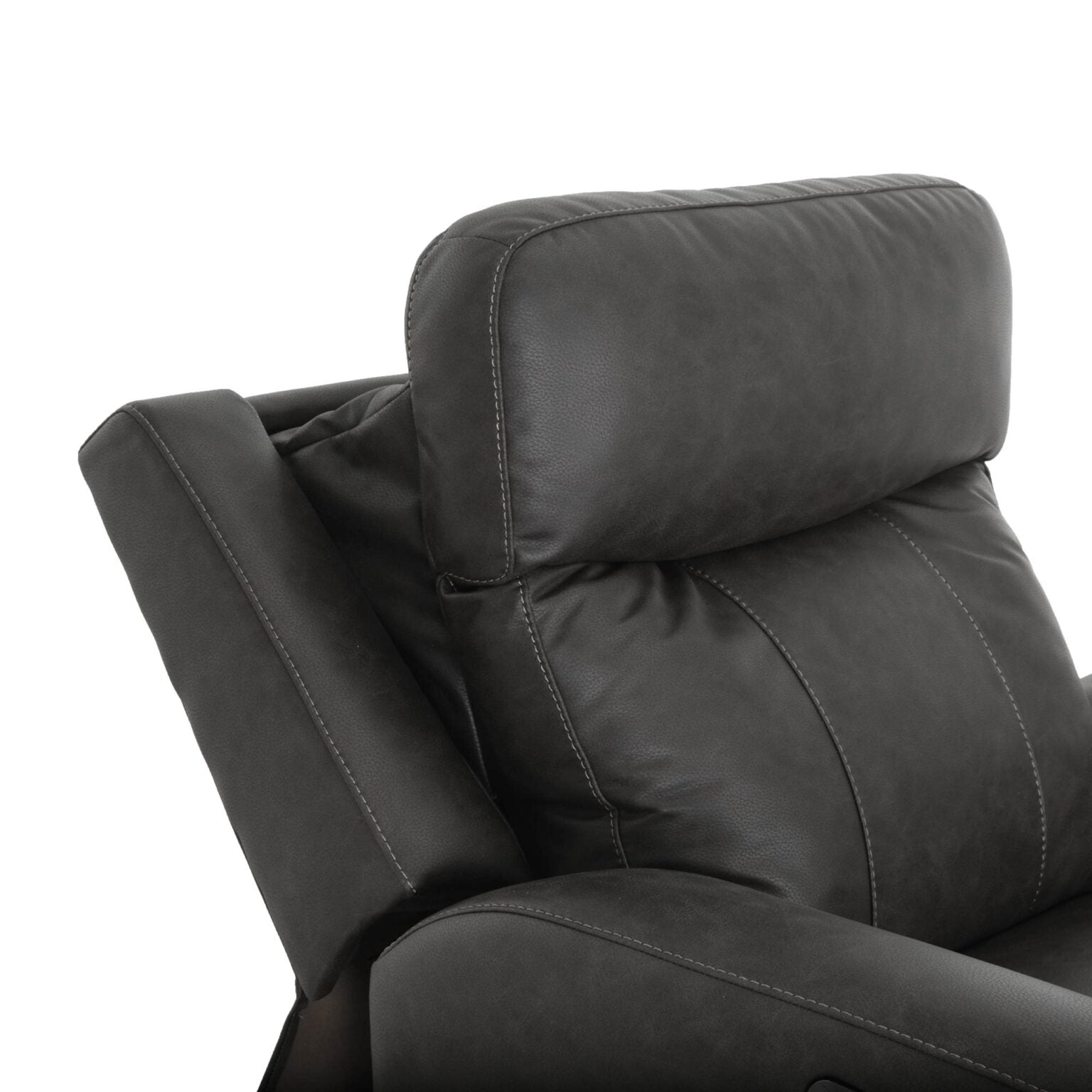 Argent Fabric Recliner-Duvall Slate