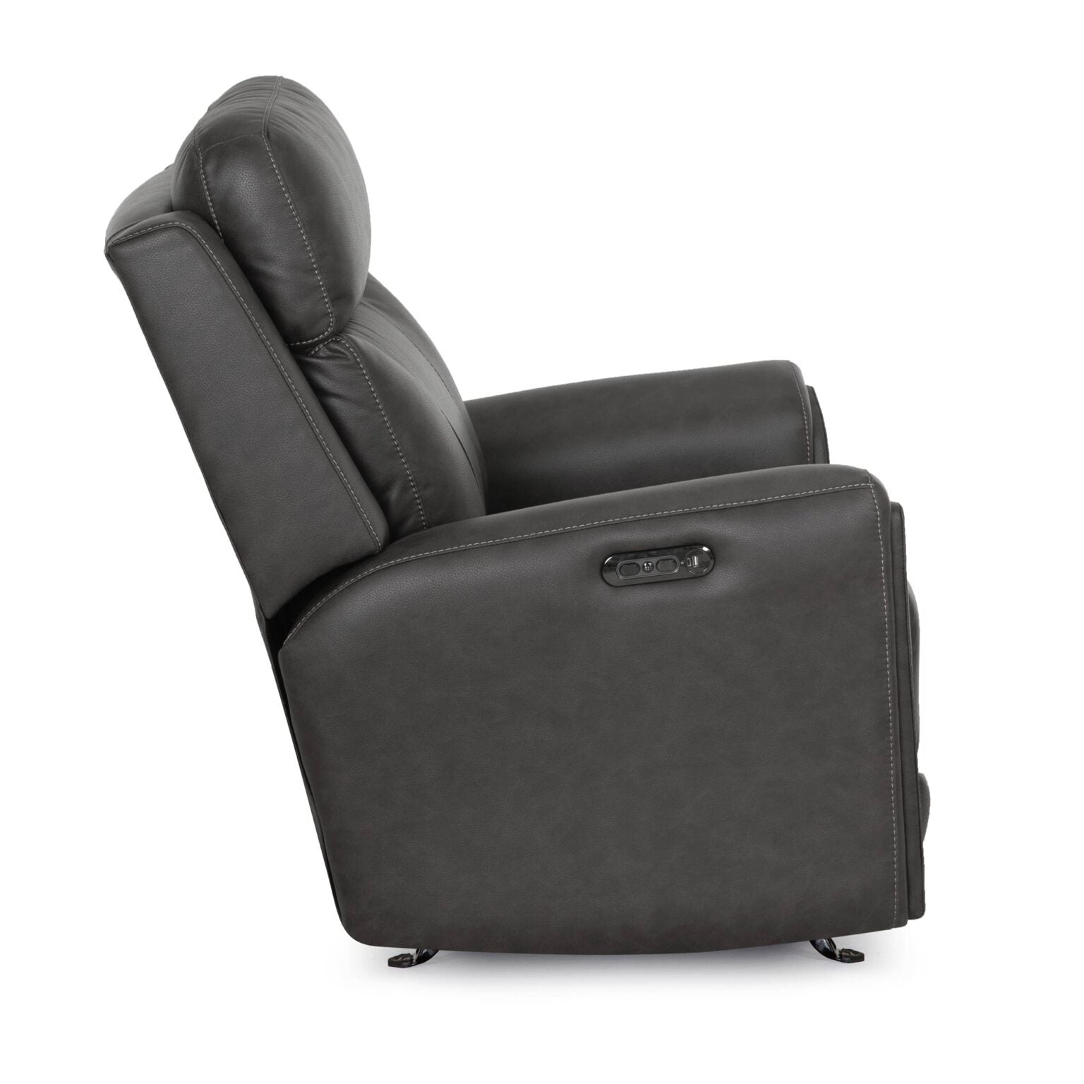 Argent Fabric Recliner-Duvall Slate