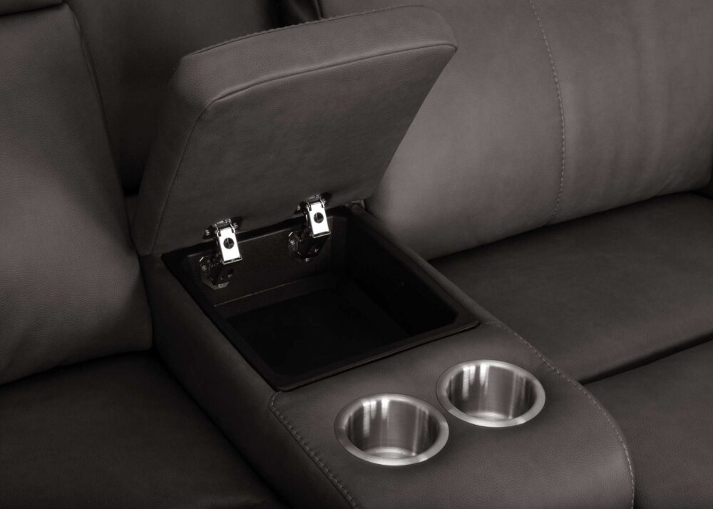 667 Winston Console Loveseat- Detroit Smoke