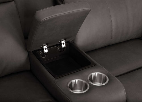 667 Winston Console Loveseat- Detroit Smoke