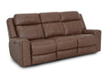 Parker Reclining Sofa- Duvall Vintage Brown