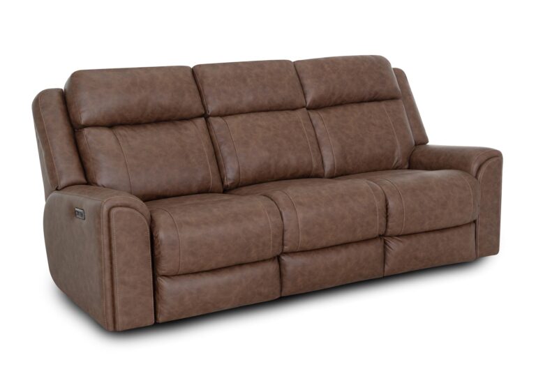 Parker Reclining Sofa- Duvall Vintage Brown