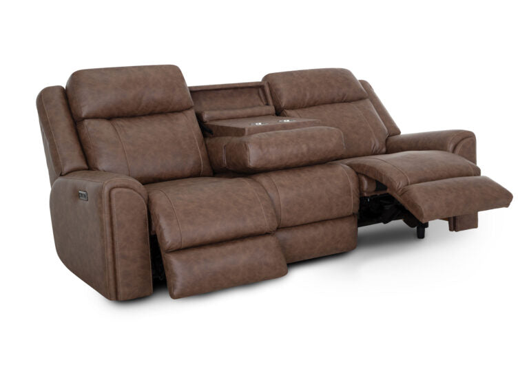 Parker Reclining Sofa- Duvall Vintage Brown