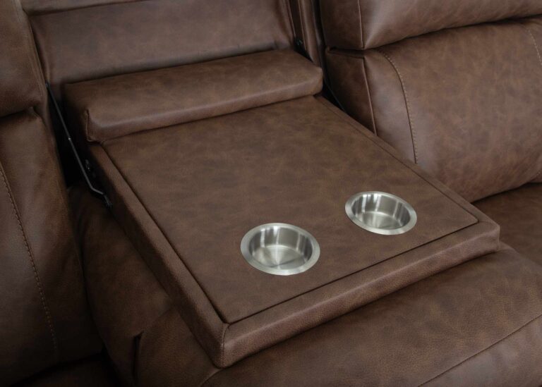 Parker Reclining Sofa- Duvall Vintage Brown