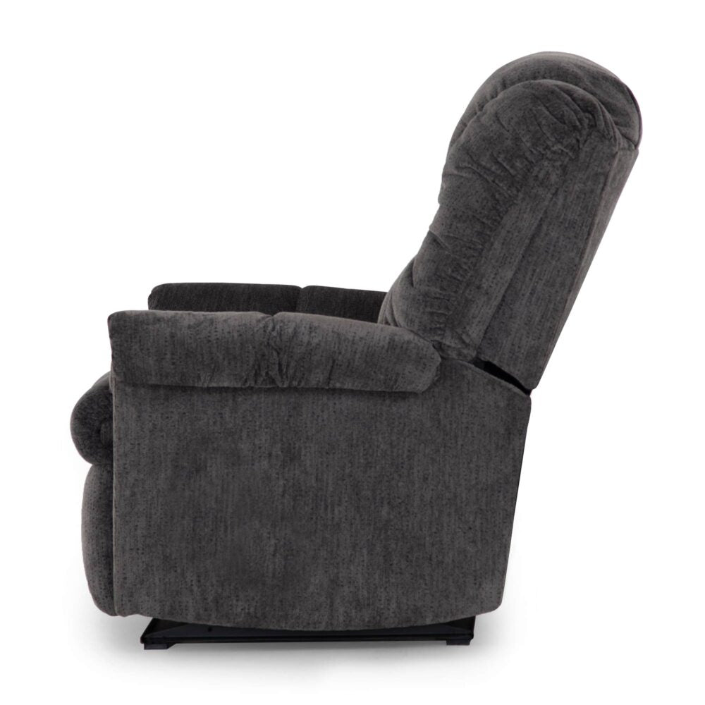 Ruben Fabric Recliner-Westwood Charcoal