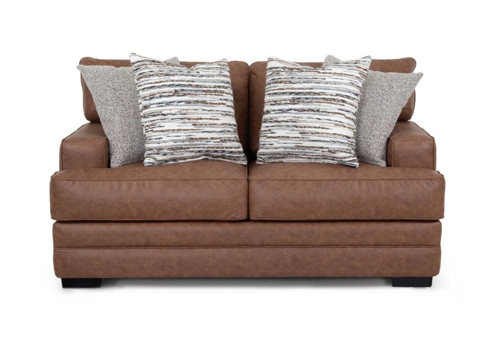 953 Regent Loveseat- Duvall Saddle