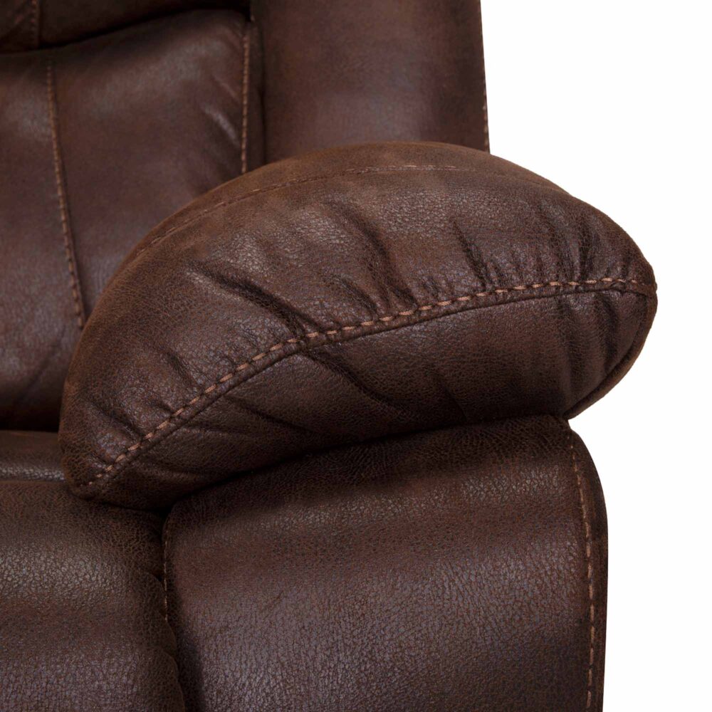 Caesar Fabric Recliner-Westview Cocoabean