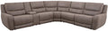 6 Piece Modular Sectional-Brown
