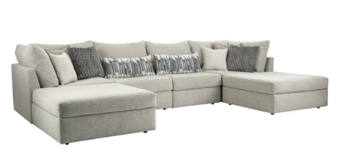 Jameson Ecru 5 Piece Modular Sectional
