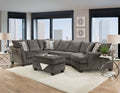 Tide Anchor Sectional W/ Storage Ottoman