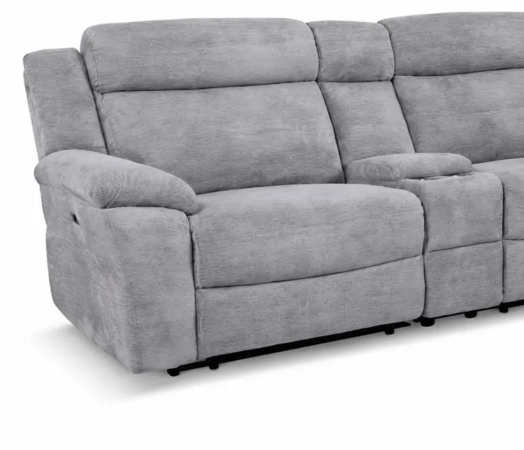 6 Piece Modular Sectional-Gray