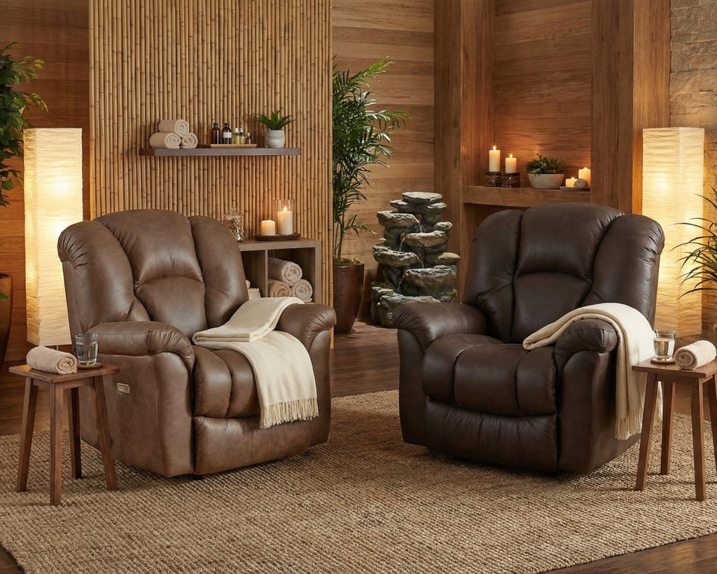 Impulse Power Recliner- Almond
