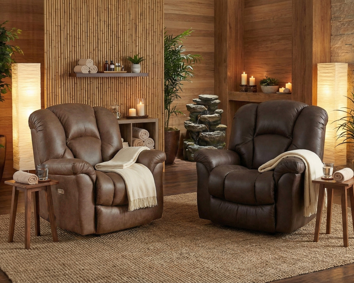 Impulse Power Recliner- Almond